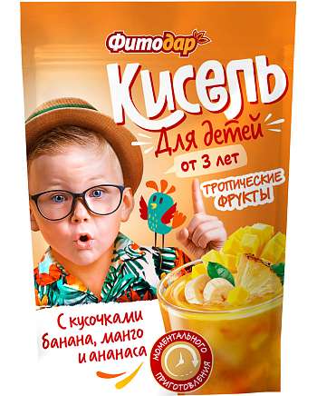 Кисель «Фитодар» Для ДЕТЕЙ тропические фрукты
